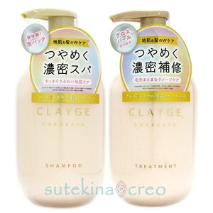 �󂠂� CLAYGE �N���[�W�� �p�[���V���C�� �V�����v�[ �w�A�g���[�g�����g �Z�b�g 500ml�E500ml