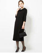 喪服,レディース,洗える,日本製生地,ロング丈,ブラックフォーマル,ワンピース,夏,にも,葬式,お通夜,フォーマル,法事,法要,お盆,体型カバー,冠婚葬祭,弔事,上品,黒,ロング,ブラック,洗濯可能,ELENA,エレナ