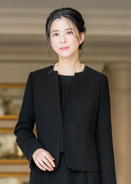 楽天市場】【39%OFF】 日本製生地 ジャケット 喪服 レディース 洗える 