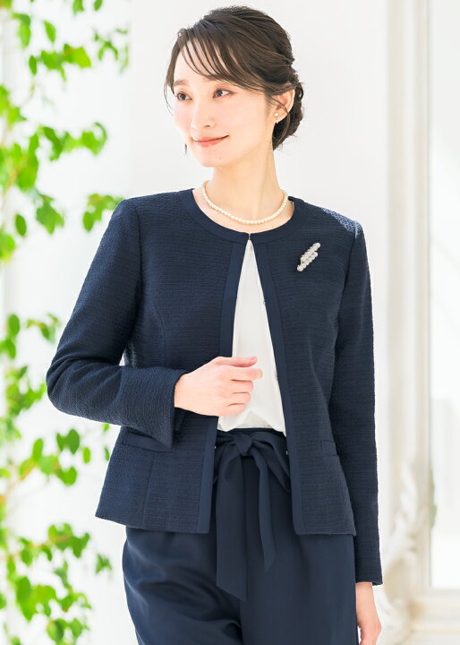 楽天市場】【51%OFF】 【コサージュ付き】 ジャケット レディース 秋 