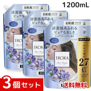 IROKA �_��� �s���A�t���[�W�A �l�ߑւ� 1200ml ×3�Z�b�g 4901301439307 /