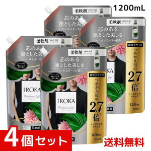 IROKA �t���A�t���O�����X �n���T�����[�t�̍��� �_��� �߂����p 2.5�{ 1200ml ×4�Z�b�g 4901301419842 /