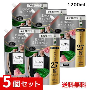 IROKA �t���A�t���O�����X �n���T�����[�t�̍��� �_��� �߂����p 2.5�{ 1200ml ×5�Z�b�g 4901301419842 /