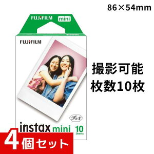 instax �x�m�t�C����(FUJIFILM) �C���X�^���g�J���� �`�F�L�p�t�B���� 10���� INSTAX MINI JP 1 ×4�Z�b�g 4547410377224 #