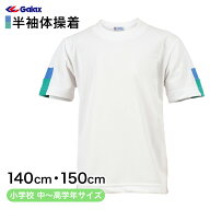 ギャレックス 体操服 半袖トレシャツ 140cm・150cm 男子 女子 ジャージ 白 ワンポイント クルーネック 半…