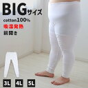 大きいサイズ ズボン下 メンズ 綿100 3L～5L (長ズボン 吸湿発熱 コットン ビッグ ロング 大寸 大きめ でかい ふくらはぎ ふともも 肥満 マッチョ 筋肉 体型カバー 3L 4L 5L)