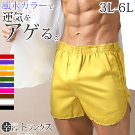 トランクス メンズ 綿100% 前開き 大きいサイズ 下着 インナー スリット 風水カラー 無地 赤 白 黒 ブルー ピンク やわらかい 通気性 3L-6L 男性 普段使い 3L 4L 5L 6L 派手 シルケット加工 高品質 ゆったり おしゃれ スーツ コットン100 着心地良い ギフト プレゼント