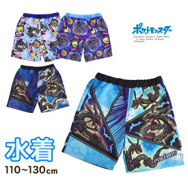 【要エントリー★12/5は抽選でポイントバック！】ポケモン 水着 男の子 キッズ サーフパンツ 海パン 子供 ポケットモンスター 男児 海水パンツ キャラクター 110〜130cm 子ども ジュニア スイムウェア 水泳 学校 授業 海水浴 マリンスポーツ【在庫限り】