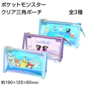オーロラ ポーチ ポケモン キャラクター 透明 約190×120×60mm クリアポーチ 小物入れ ポーチ おしゃれ コスメ入れ 化粧ポーチ 自立 ペン入れ ペンケース 文房具 収納 持ち運び 男の子 女の子 プレゼント【在庫限り】