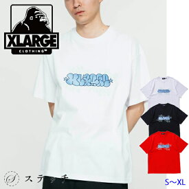 XLARGE エクストララージ tシャツ SCRIBBLES S/S TEE 101232011009 メンズ トップス カットソー 半袖 ロゴt ティーシャツ カジュアル ストリート ベーシック シンプル 中学生 高校生 大学生 学生 トレンド 流行 プレゼント 贈り物 ホワイト ブラック レッド S M L XL