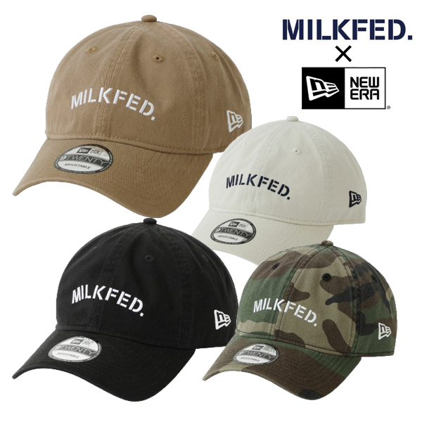楽天市場】MILKFEDミルクフェド 帽子 MILKFED. x NEWERA ARCH LOGO CAP