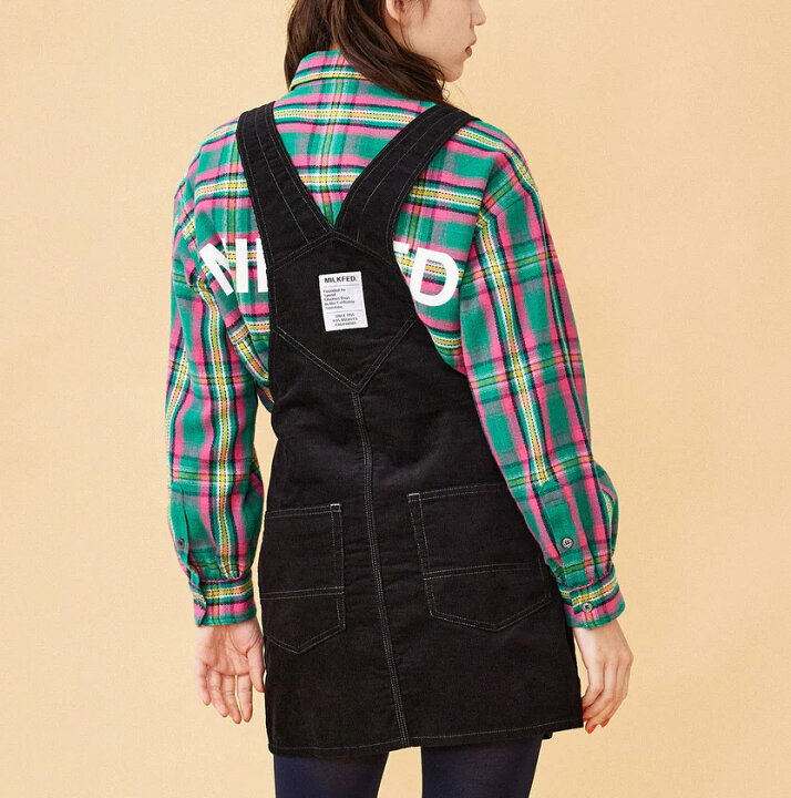 楽天市場】MILKFED ミルクフェド スカート CORDUROY MINI JUMPER SKIRT 