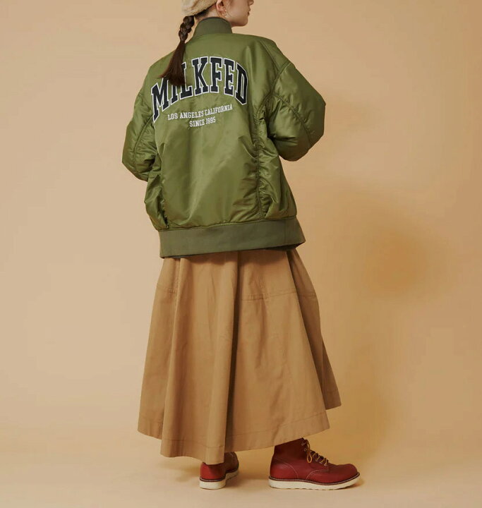 楽天市場】MILKFED ミルクフェド アウター MA-1 FLIGHT JACKET 