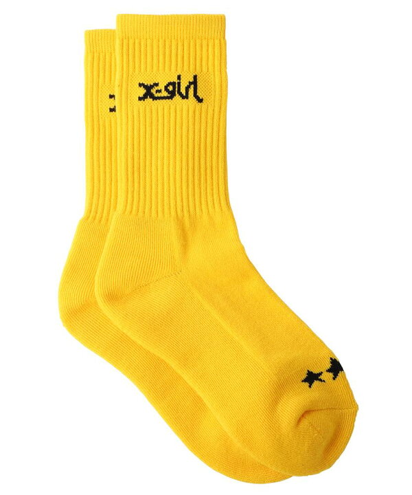 楽天市場 エックスガール X Girl Logo 2p Middle Socks ホワイト イエロー 靴下 ソックス 2足セット レディース おしゃれ プリント カジュアル カジュアル メンズライク ストリート ロゴ リブソックス 2p 色違い ステッチ