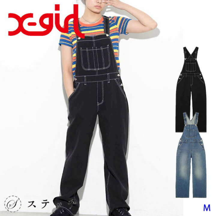 楽天市場】10%OFF エックスガール X-girl WIDE TAPERED OVERALL 
