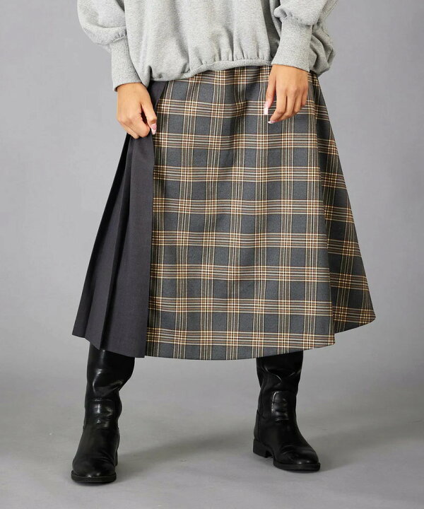 楽天市場】SILAS サイラス スカート ASYMMETRIC SKIRT グレー ベージュ 