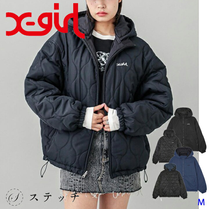 楽天市場】エックスガール ジャケット X-girl REVERSIBLE EMBROIDERY 