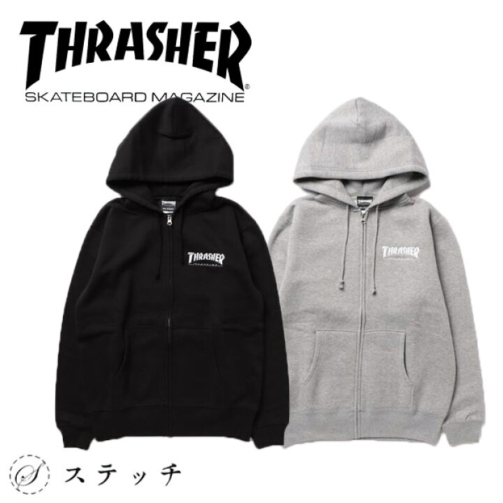 楽天市場】スラッシャー THRASHER パーカー HOMETOWN ZIP HOODIE 