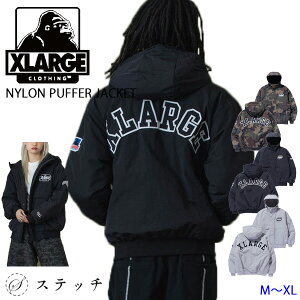GNXg[W WPbg XLARGE NYLON PUFFER JACKET 101253021010 AE^[ Wo[ u] Y v[g 蕨 㒅 Vv N[ Xg[g JWA lXg[g x[Vb
