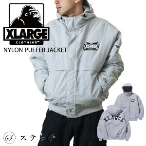 �G�N�X�g�����[�W �W���P�b�g XLARGE NYLON PUFFER JACKET 101253021010 �G�N�X�g�����[�W �����Y �V���v�� �N�[�� �X�g���[�g �J�W���A�� ��l�X�g���[�g �x�[�V�b�N ���b�y�� XLARGE���S �A�E�^�[ �W��