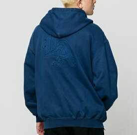 XLARGE エクストララージ ジップパーカー PIGMENT DYED EMBOSS LOGO ZIP HOODED SWEAT 101233012033 トップス スウェット メンズ ストリート カジュアル パーカー フーディー ジップアップ 刺繍 中学生 高校生 大学生 学生 トレンド 流行 おしゃれ