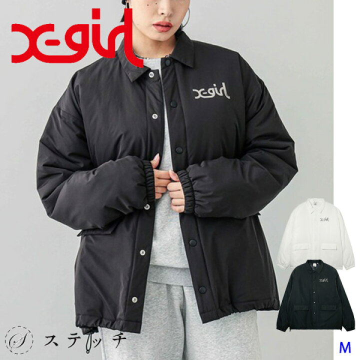 楽天市場】X-girl エックスガール ジャケット PADDED COACH JACKET  