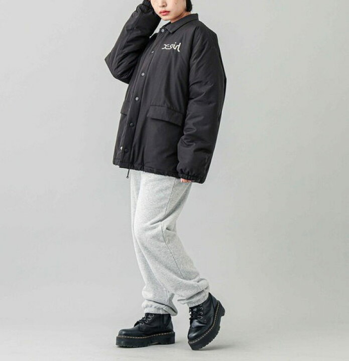 楽天市場】X-girl エックスガール ジャケット PADDED COACH JACKET 