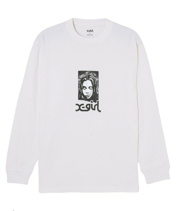 楽天市場】X-girl エックスガール 長袖tシャツ GRUNGE FACE L/S TEE 