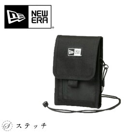 NEWERA ニューエラ ネックポーチ 0.3L ボックスロゴ ブラック 13552469 バッグ ショルダーバッグ メンズ 正規販売店 斜め掛け ポーチ ショルダーポーチ ボディバッグ 旅行 アウトドア ストリート カジュアル 中学生 高校生 大学生 学生 トレンド