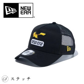 NEWERA ニューエラ 帽子 9FORTY A-Frame トラッカー Pokmon ポケモン ピカチュウ ブラック 14124342 CAP キャップ ポケットモンスター コラボ メンズ レディース ユニセックス ブランド トレンド メッシュ おしゃれ プレゼント 贈り物