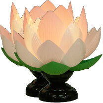 楽天市場】盆提灯 蓮華灯 一対の通販