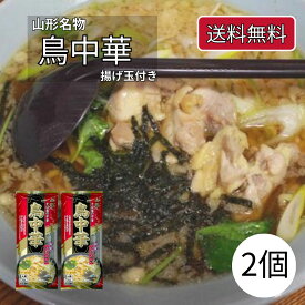 鳥中華 2袋セット みうら食品 揚げ玉付 乾麺 メール便 1袋 2人前 マツコの知らない世界 おいしい山形 マチコミ ラーメン 山形 そば お取り寄せ ご当地ラーメン 鶏中華 やかん亭 やかん亭ナニコレ珍百景