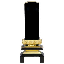 位牌 6寸 二重呂門 金粉 仕上 一名分 彫刻書き代込み付 6.0 送料無料 名入れ おしゃれ 仏具 仏壇 位牌堂 専門店 正月準備 正月 元旦