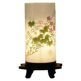 提灯 回転灯 つむぎ 芙蓉 38cm 1個 コンセント式 送料無料 包装のし付無料 霊前灯 贈答 ギフト のし 正月準備 正月 元旦