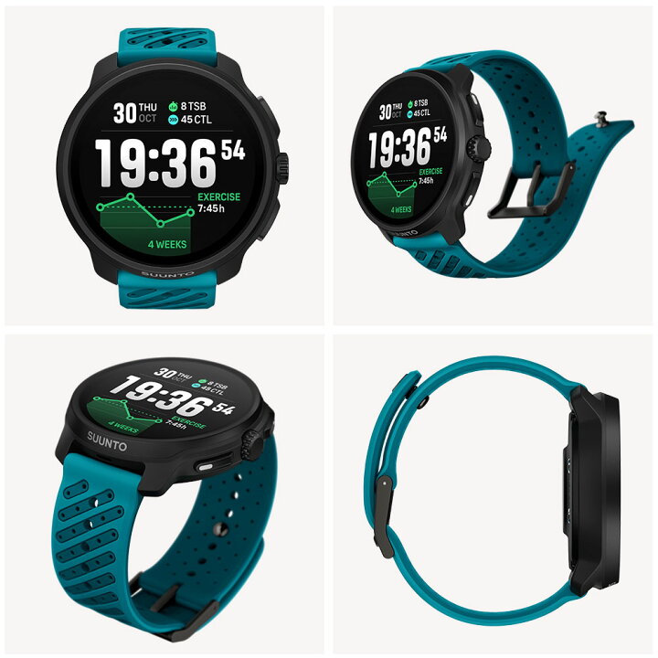 楽天市場】【公式ストア】スント SUUNTO RACE2 100m防水 GPS スポーツ SUUNTO RACE 2 WAVE BLUE スント スマートウォッチ