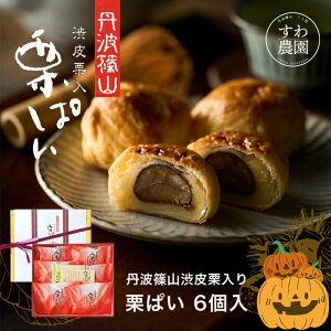 \マラソン限定!最大15%OFF/栗ぱい 6個入 ハロウィン 七五三 すわ農園 諏訪園 丹波篠山 栗パイ 栗 パイ 栗菓子 和菓子 和風スイーツ 和スイーツ マロン お供え 法要 香典 内祝い 結婚祝い