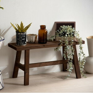 sole(ソーレ) ワイドスツール / スツール ベンチ ベンチスツール 木製 天然木 インテリア 花台 ナチュラルテイスト ビンテージ 腰かけ