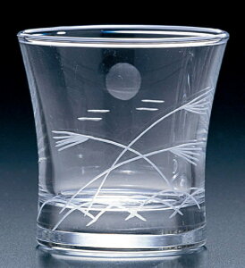 酒用品 酒器 キリコ グラス 日本酒切子杯 ススキと月切子 6個入り 110ml 東洋佐々木ガラス