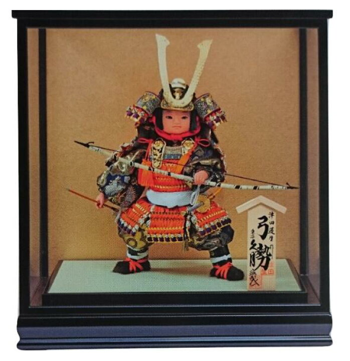 楽天市場】送料無料 久月監製 津田蓬生作 五月人形 武者人形 弓勢 8号 