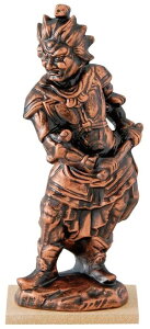 仏像シリーズ ブロンズカラー(青銅色)塗装 陶器製 仏像 【金神将】(小) 瀬戸物 日本製です。 〈仏教 仏様 ぶつぞう ぶっきょう ほとけさま 十二天将 仏教の守護神 海外旅行・