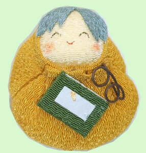 ちりめんお手玉 お洒落なおじいちゃん 日本製です。 〈おもちゃ 日本の伝統玩具 縮緬おてだま お祖父さん・おじいさんのお手玉 敬老の日 通販〉