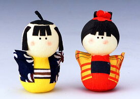手づくり民芸　和柄　和紙人形　起き上がり童人形　起き上がりこぼし　日本製です。　○お品を男の子、又は、女の子からご選択ください。　○本品の色・柄は当店にお任せ頂くようになります。　〈日本人形 わらべ人形 七転び八起き 子供 伝統人形〉