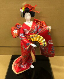 久月作　日本人形（尾山人形）　6号　正絹　【安曇野】　Japanese doll　〈日本の伝統品　にほんにんぎょう　和人形　お人形　和の置物・お飾り・インテリア　日本のおみやげ　海外・外国へのお土産・プレゼントにもおススメです！　通販〉