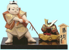 久月作　博多人形　勝引　〈日本人形　和人形　はかたにんぎょう　和のインテリア・置物　日本の伝統品　海外・外国への贈り物・プレゼントにもおススメです！　通販〉