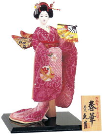 久月作　日本人形（尾山人形）　有松絞り・まり刺繍　【春華】　Japanese doll　〈日本の伝統品　にほんにんぎょう　和人形　お人形　和の置物・お飾り・インテリア　日本のおみやげ　海外・外国へのお土産・プレゼントにもおススメです！　通販〉
