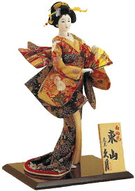 久月作　日本人形（尾山人形）　両袖脱　【東山】　Japanese doll　〈日本の伝統品　にほんにんぎょう　和人形　お人形　和の置物・お飾り・インテリア　日本のおみやげ　海外・外国へのお土産・プレゼントにもおススメです！　通販〉