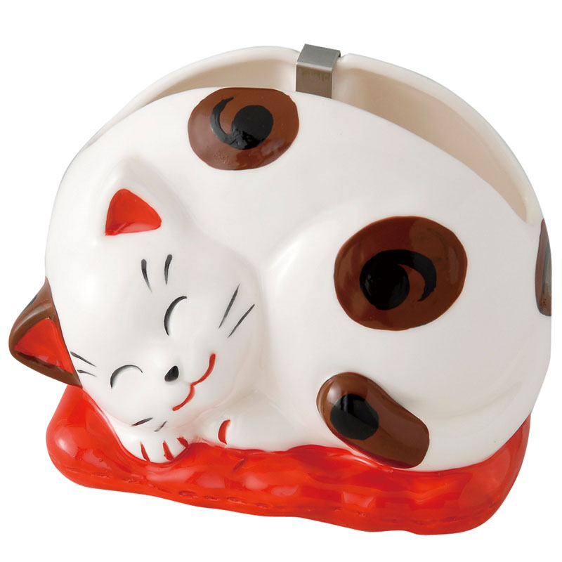 楽天市場】夏ものがたり 陶器製 蚊遣器 【ねむり猫】 渦巻型の