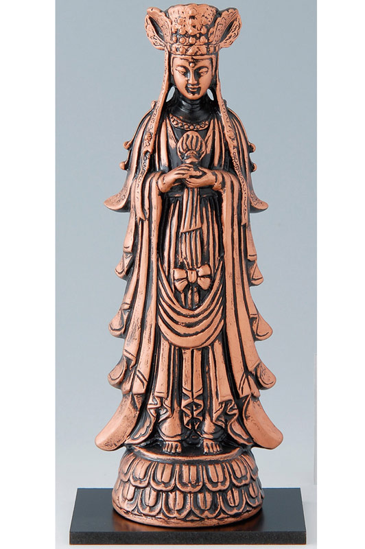 楽天市場】仏像シリーズ ブロンズカラー（青銅色）塗装 陶器製 仏像