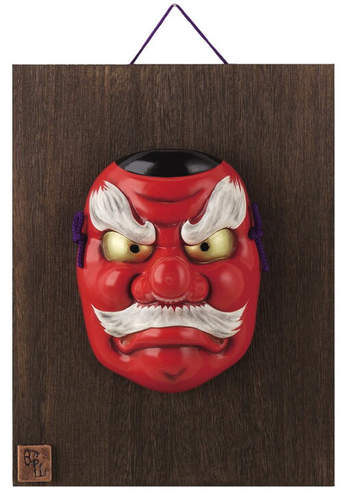 楽天市場】陶器製 能面 吉祥面 板付 【天狗・てんぐ】 Noh mask 〈海外 