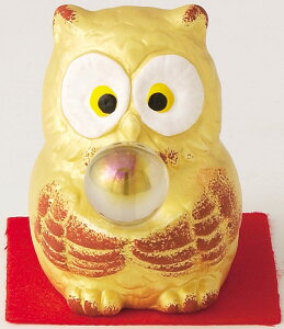 ƂĂ킢J^̉NI@퐻@KXʎ ^ ӂ낤@F@6cm@Ceramic Ware Feng Shui Owl@qN a̒uECeA ̂ A[g 